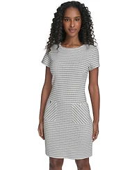Tommy Hilfiger Women's Knit Crewneck Shift Dress