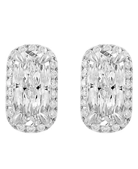 Effy Collection Certified Lab Grown Cushion Cut Diamond Stud Earrings (1 3/4 ct. t.w.) in 14k White Gold