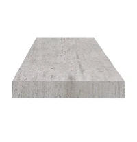 vidaXL Floating Wall Shelf Concrete Gray 31.5"x9.3"x1.5" Mdf