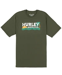 Hurley Men's Wet Sand Short-Sleeve Crewneck T-Shirt