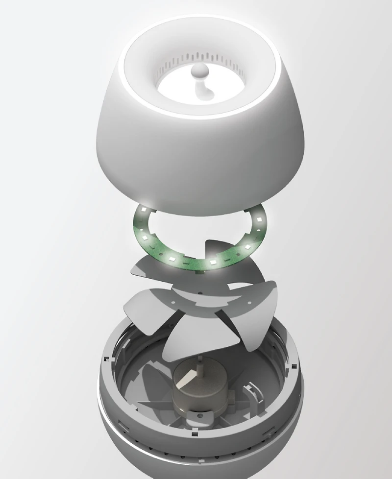 Sharper Image Sound Soother Noise Machine with Led Glow