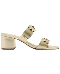 Arezzo Women's Lyra Mid Block Sandal