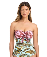 Bleu by Rod Beattie Women's Lotus Printed Bandini