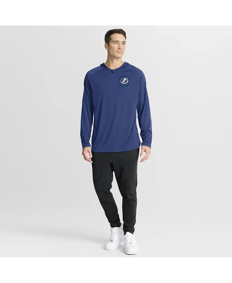 Fanatics Men's Blue Tampa Bay Lightning Authentic Pro Rink Raglan Hoodie