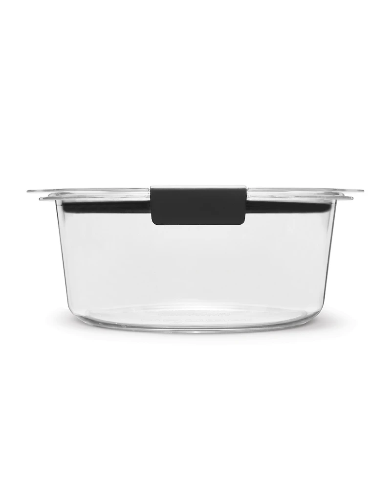 Rubbermaid Brilliance 6.97-Cup Round Leak Proof Food Storage Container