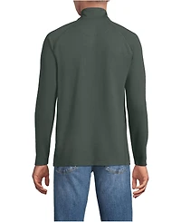 Lands' End Big & Tall Long Sleeve Flex Performance Quarter Zip