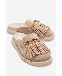 Forever & Always Shoes Women Carol Tassel Leather Mule