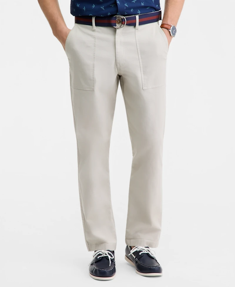 Club Room Men's Cotton Blend Relaxed Utility Pants, Macy's Exclusive