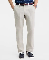 Club Room Men's Cotton Blend Relaxed Utility Pants, Macy's Exclusive