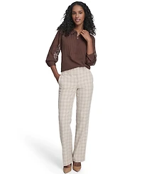 Tommy Hilfiger Women's Clip Dot Pleated Bib Top