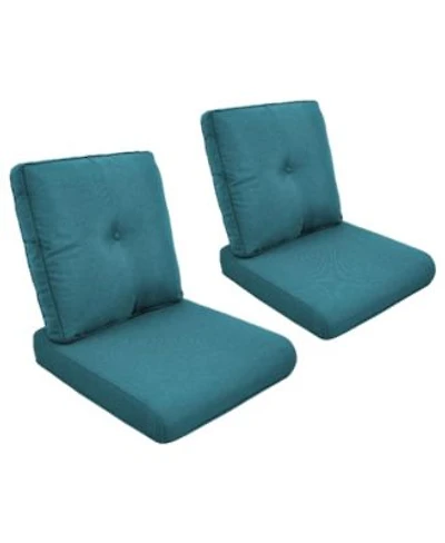 Gymojoy 22 in. x 25 4-Piece CushionGuard Deep Seating Outdoor Lounge Chair Replacement Cushions