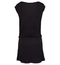 Lascana Women's Crochet Hem Dress