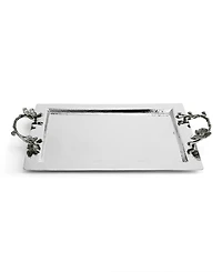Michael Aram Black Orchid Handled Serving Tray