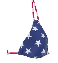 Lascana Women's American Flag Triangle Bikini Swimsuit Top Bra Sizing