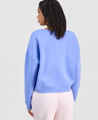 Grayson Threads, The Label Juniors' Hello Kitty Bow Fleece Sweatshirt