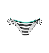 Lascana Women's Striped Cheeky Bikini Swimsuit Bottom