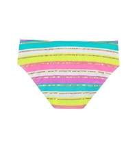 Lascana Women's Striped Mid Rise Bikini Swimsuit Bottom