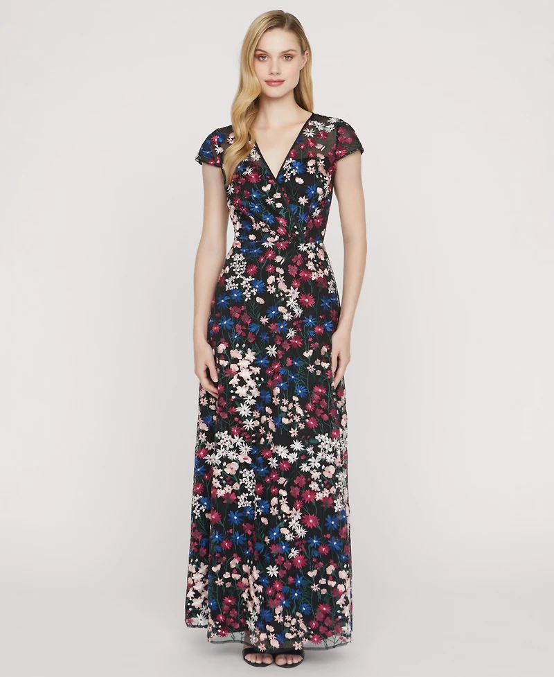 Js Collections Women's Sybil V-Neck Cocktail Dress