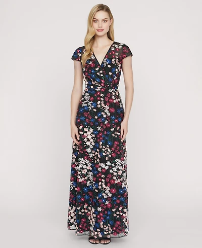 Js Collections Women's Sybil V-Neck Cocktail Dress