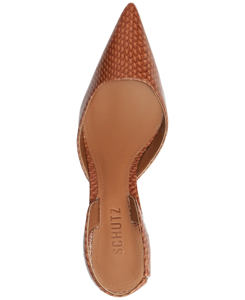Schutz Women Paola Mid Pointed Heel Pumps