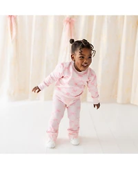 Sweet Wink Baby Girls Bow Trellis Flare Legging