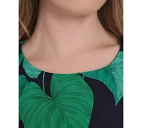 Tommy Hilfiger Women's Sleeveless Printed Shift Dress