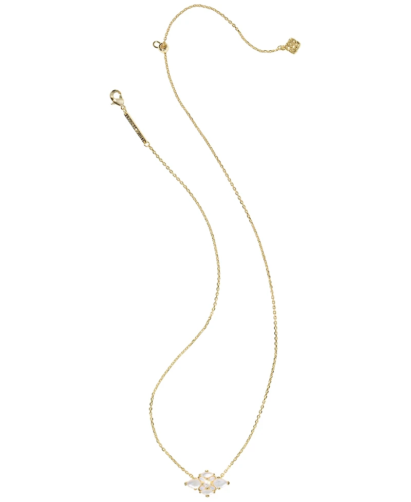 Kendra Scott Abbie Crystal & Imitation Pearl Short Pendant Necklace