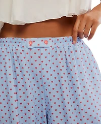 Free People Women's Be Mine Printed Pants