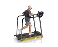Redliro Walking Treadmill for Seniors with Long Handrails, Foldable Incline Treadmil, 265lbs Compact Treadmill for Home Exercise