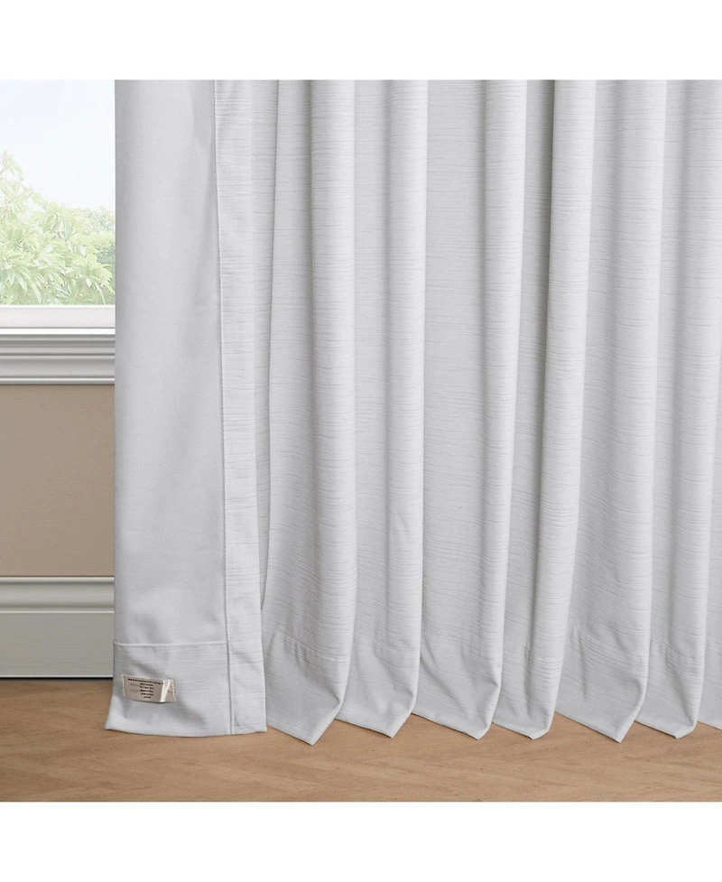 Half Price Drapes Ravello Burnout Velvet Room Darkening Curtain