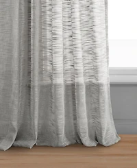 Half Price Drapes Faux Linen Sheer Curtain Pair (2 Panels)