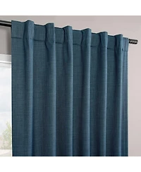 Half Price Drapes Vienna Basic Solid Curtains (2 Panel) Blackout For Bedroom & Living Room