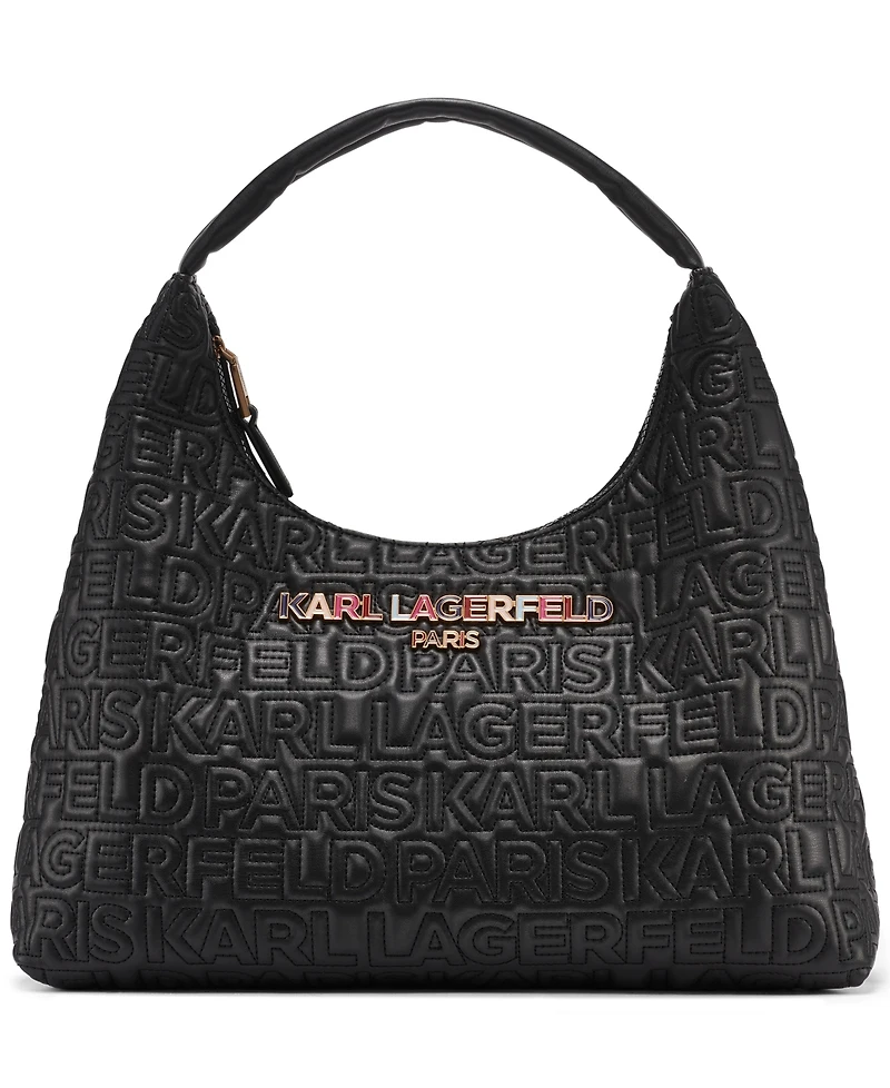 Karl Lagerfeld Paris Voyage Large Hobo Bag