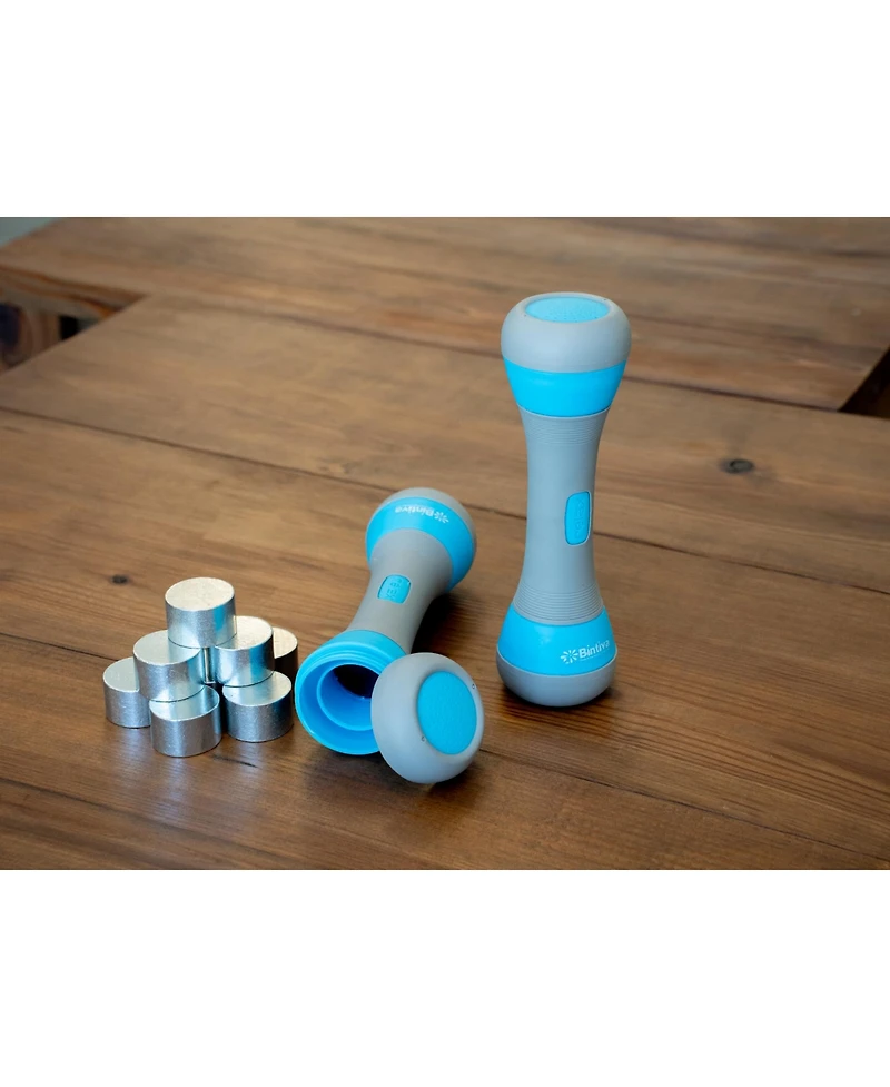 Bintiva Adjustable Dumbbell Pairs 2.5 - 4.4 LBs