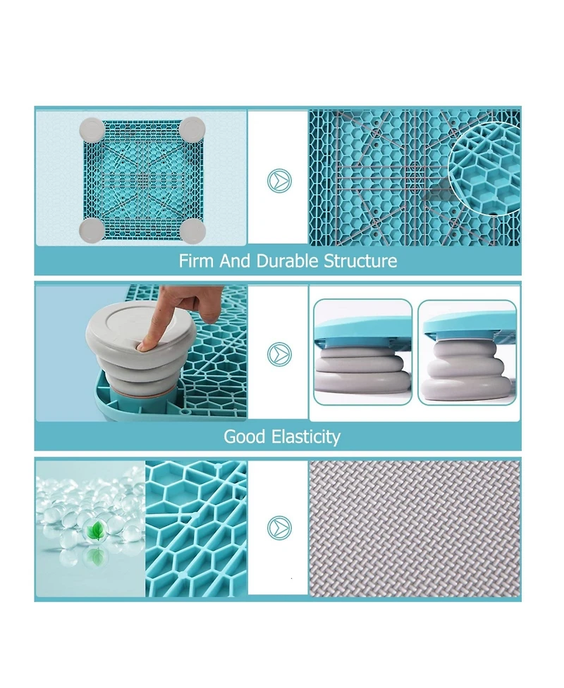 Bintiva Mini Square Trampoline for Kids