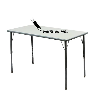 Bintiva Whiteboard Activity Table Black edge 