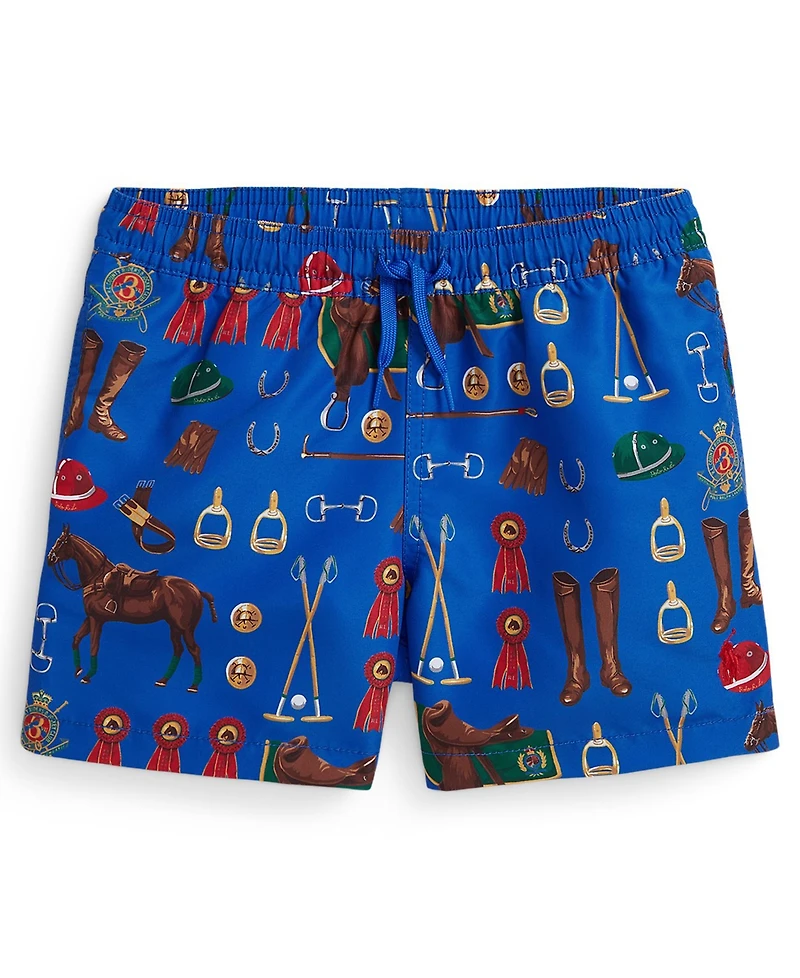 Polo Ralph Lauren Boys 2T-7 Traveler Big Pony Swim Trunks