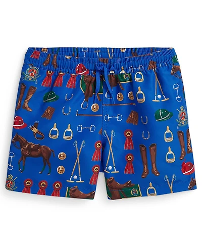 Polo Ralph Lauren Boys 2T-7 Traveler Big Pony Swim Trunks
