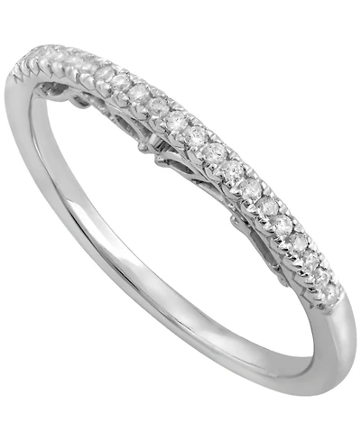 Macy's Diamond Band Ring (1/10 ct. t.w.) in 14k White Gold