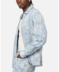 Xxiii Men's Denim Jacquard Jacket