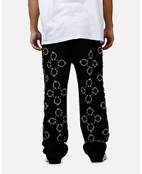 mnml Men's Ultra Baggy Jewel Appl Pants