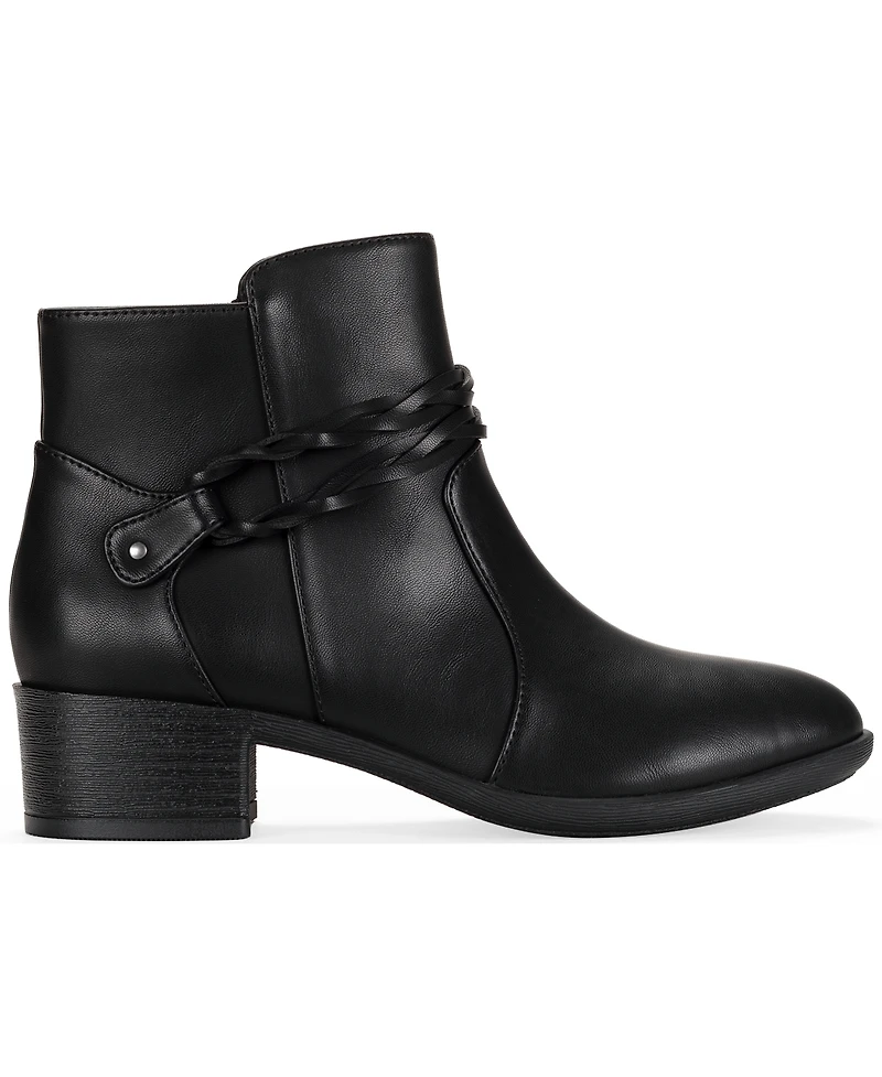 Style & Co Women's Rubyyy Almond Toe Belt Booties, Macy's Exclusive