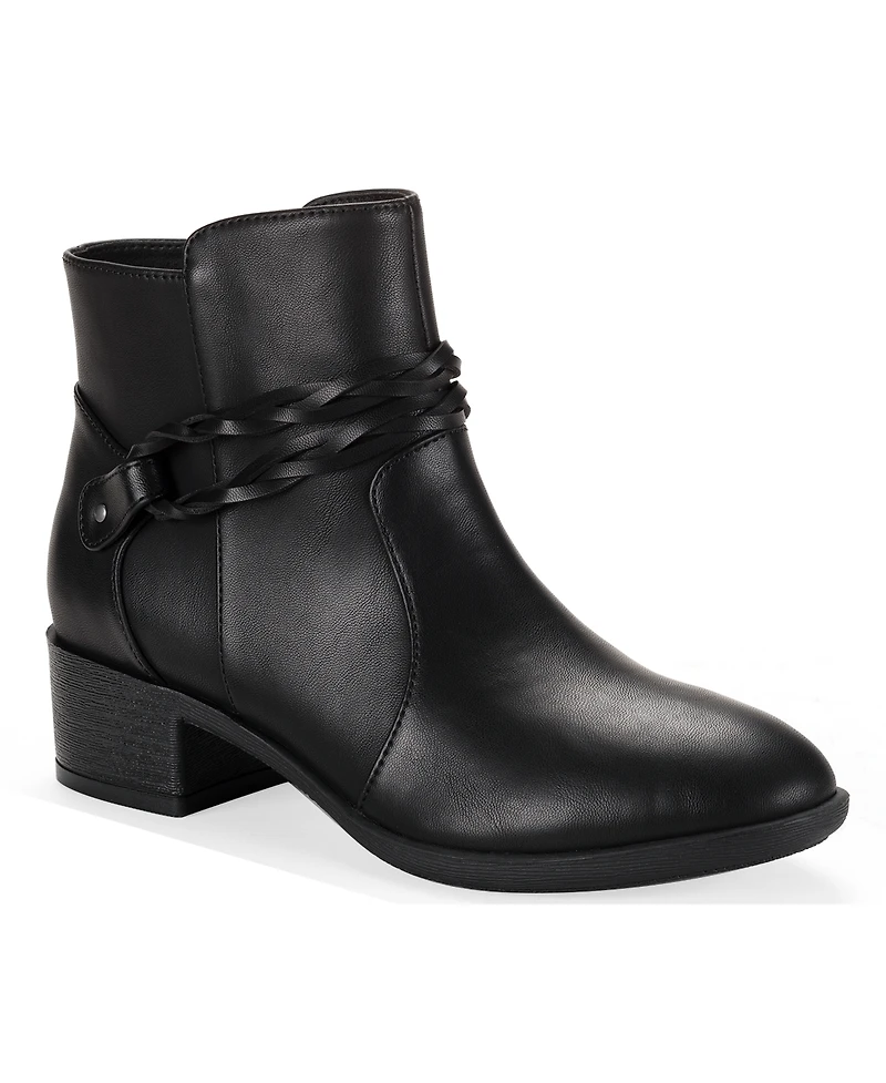 Style & Co Women's Rubyyy Almond Toe Belt Booties, Macy's Exclusive