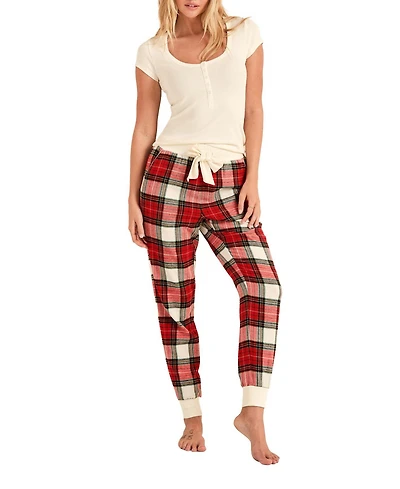 Adore Me Women's Caileigh T-Shirt & Joggers Pajama Set