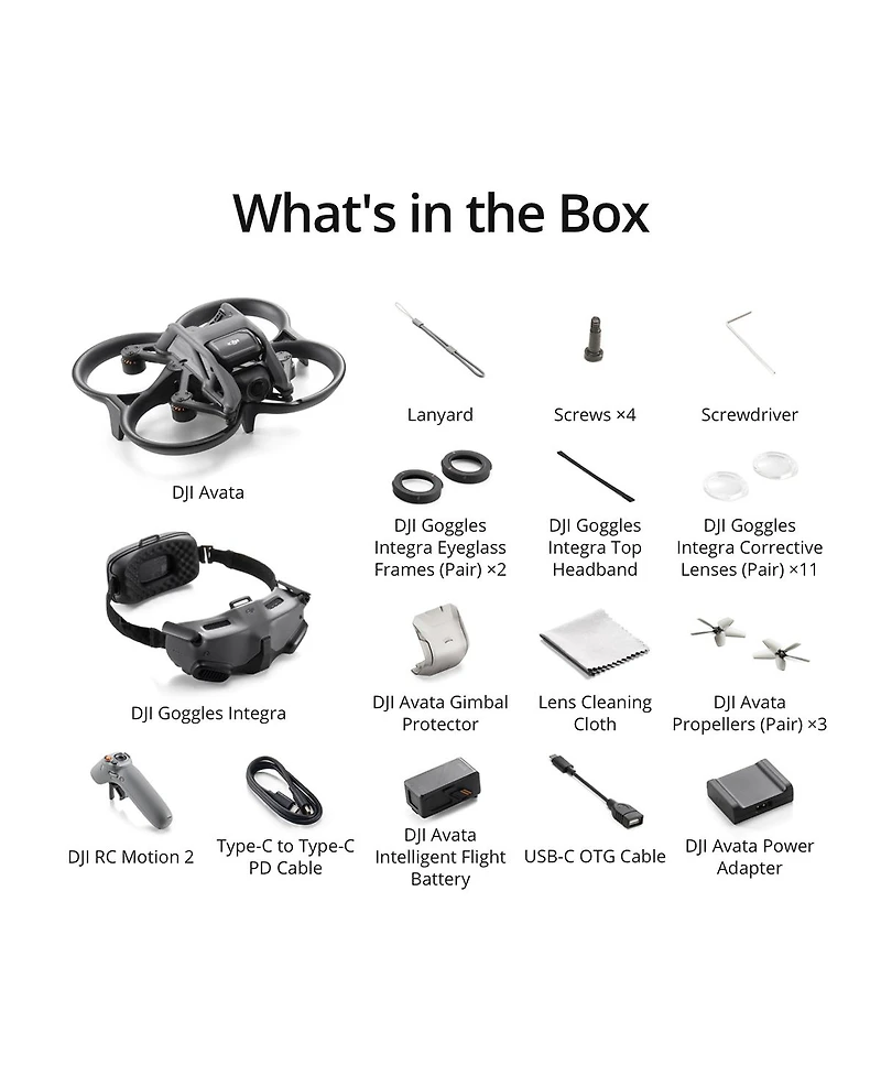 Dji Avata Drone Explorer Combo with Motion 2 Remote