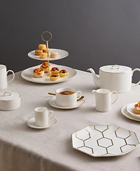 Wedgwood Gio Gold Teacup & Saucer Set