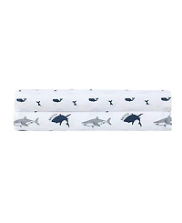 Nautica Branson Sharks Microfiber 3-Pc. Sheet Set, Twin Xl
