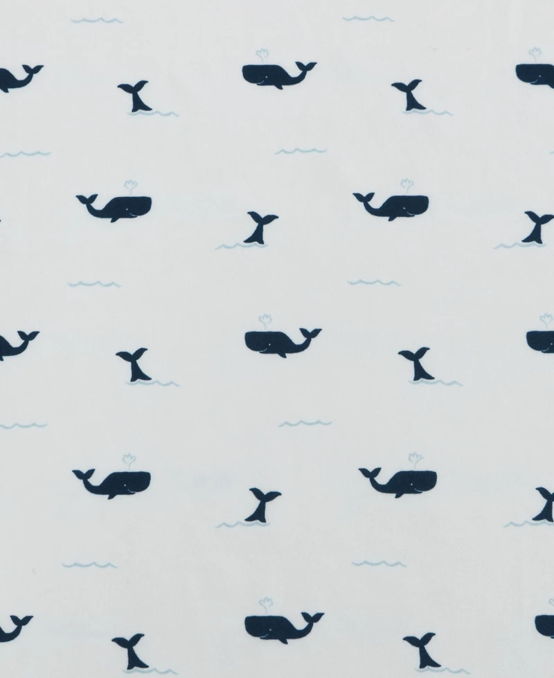 Nautica Caspian Whales Microfiber 4-Pc. Sheet Set
