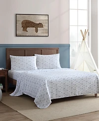 Eddie Bauer Travel Trailer Microfiber 3-Pc. Sheet Set, Twin Xl