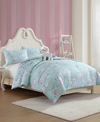 Laura Ashley Magical Unicorns Microfiber -Pc. Comforter Set